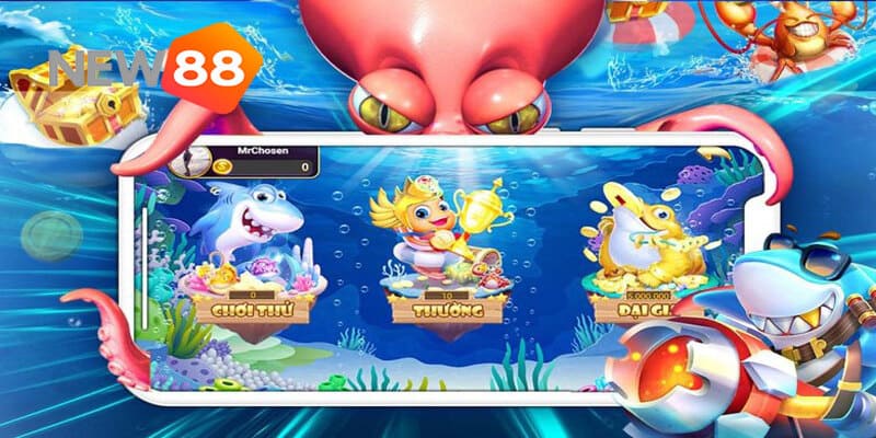 Sảnh bắn cá tại nhà cái New88 rinh Jackpot khủng